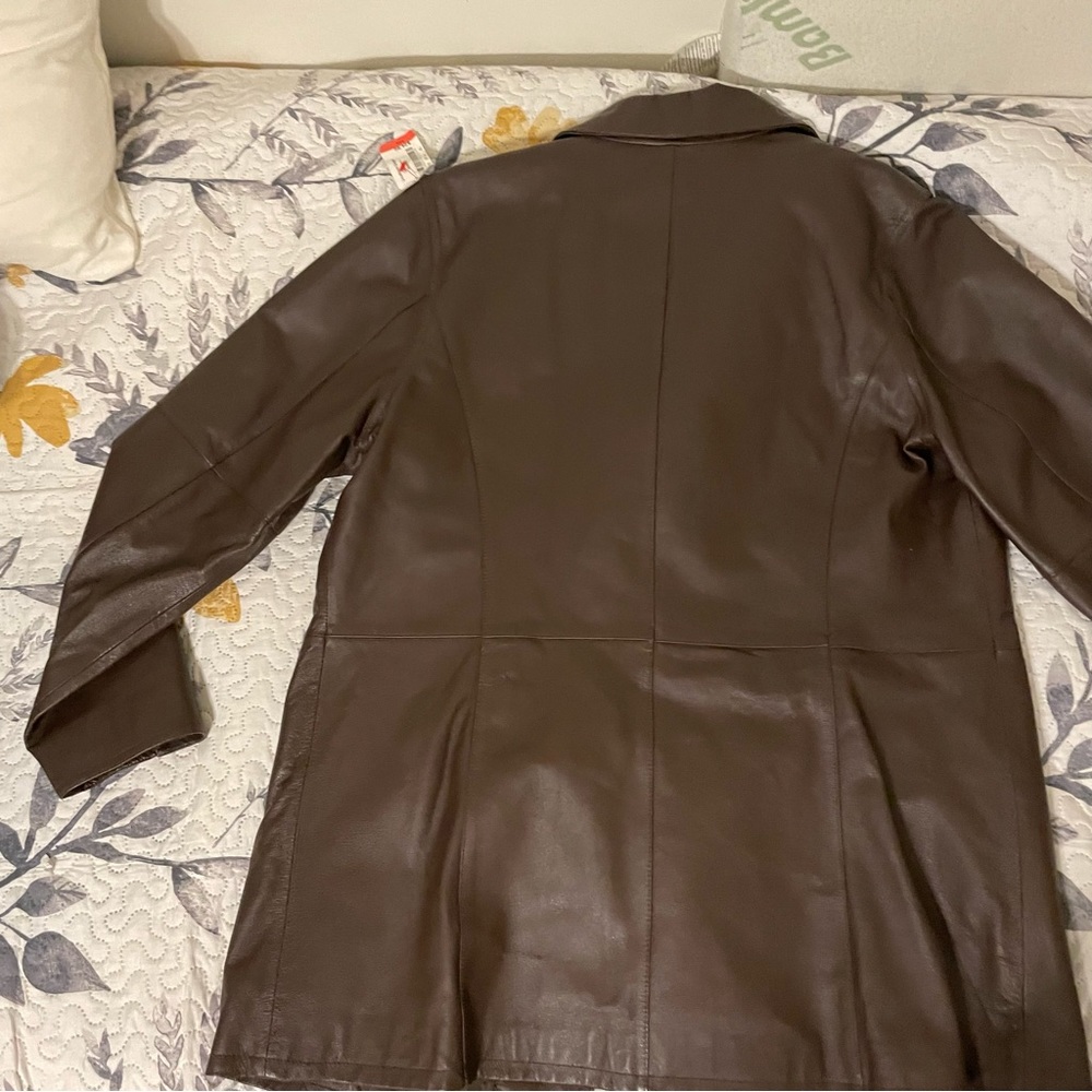 Centigrade Brown Leather Jacket - image 3
